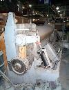  MORRISON 120" Padder, rubber/stainless, dip pan.